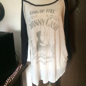 Plus Size Johnny Cash Top